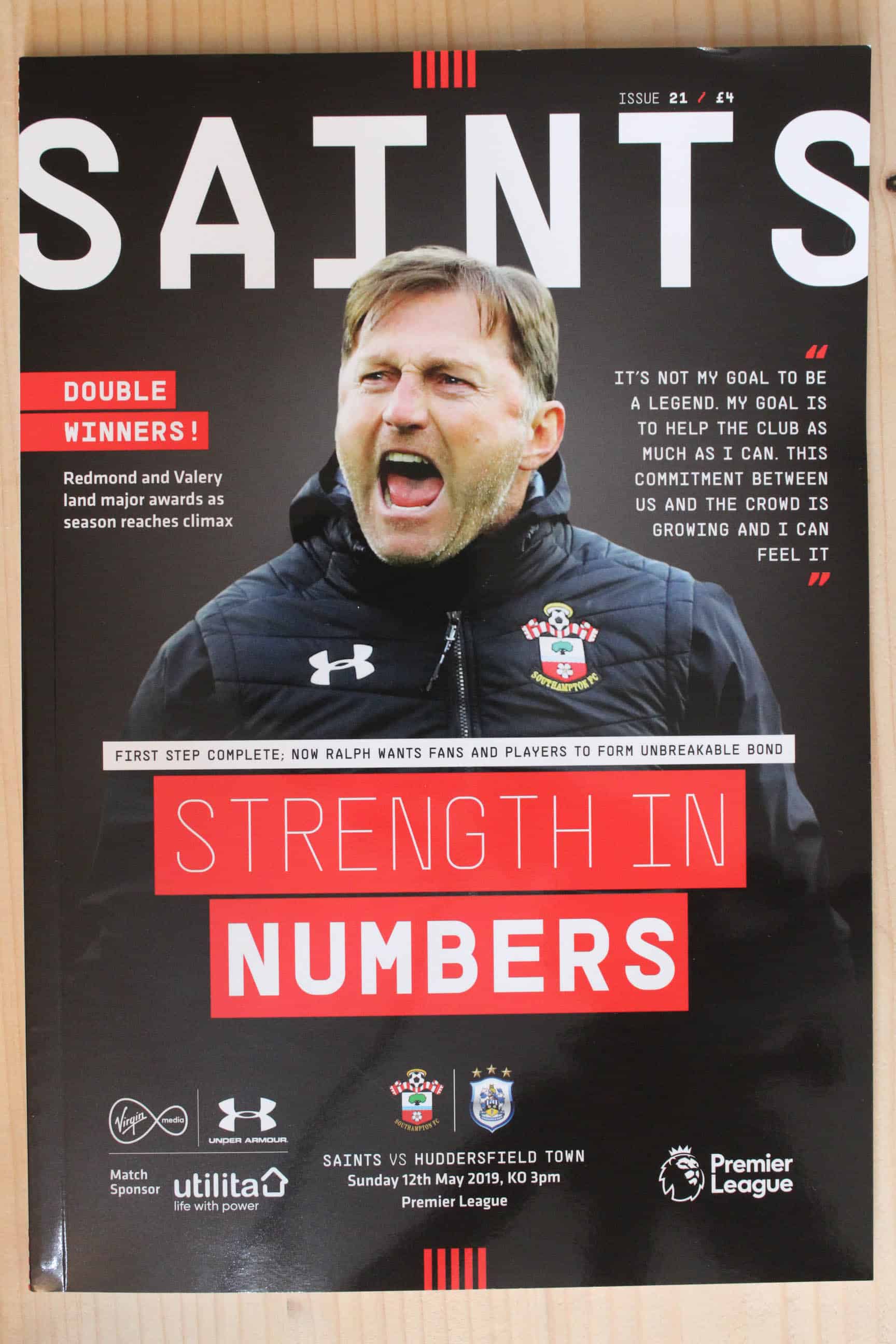 Southampton FC v Huddersfield Town FC